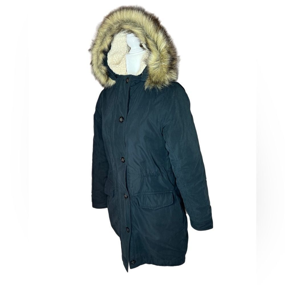 Abercrombie & Fitch Sherpa lined parka size Small - Picture 4 of 10